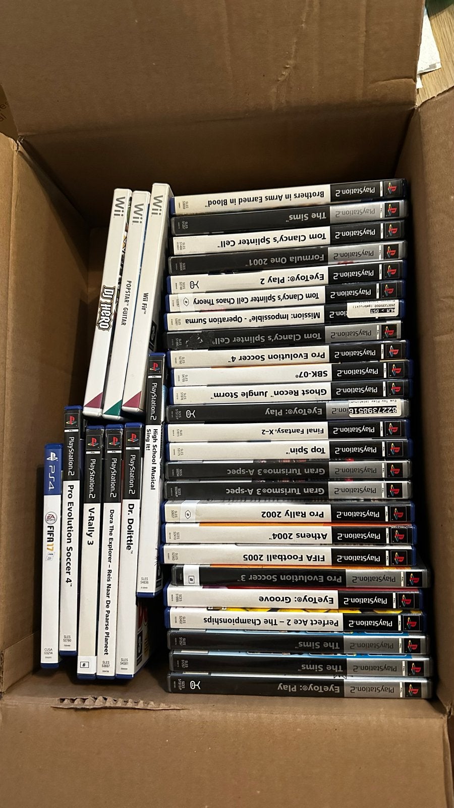 Grote doos vol diverse games (Wii, PS2, PS4), Spelcomputers en Games, Ophalen of Verzenden, Gebruikt, Overige genres