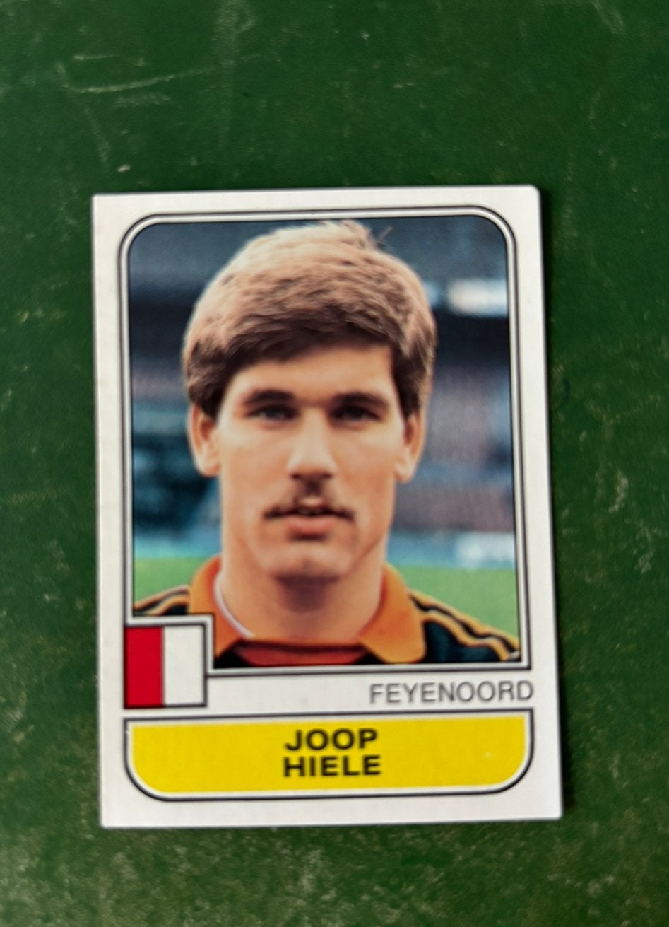 Panini plaatje Joop Hiele Feyenoord voetbal 82, Ophalen of Verzenden, Zo goed als nieuw, Feyenoord