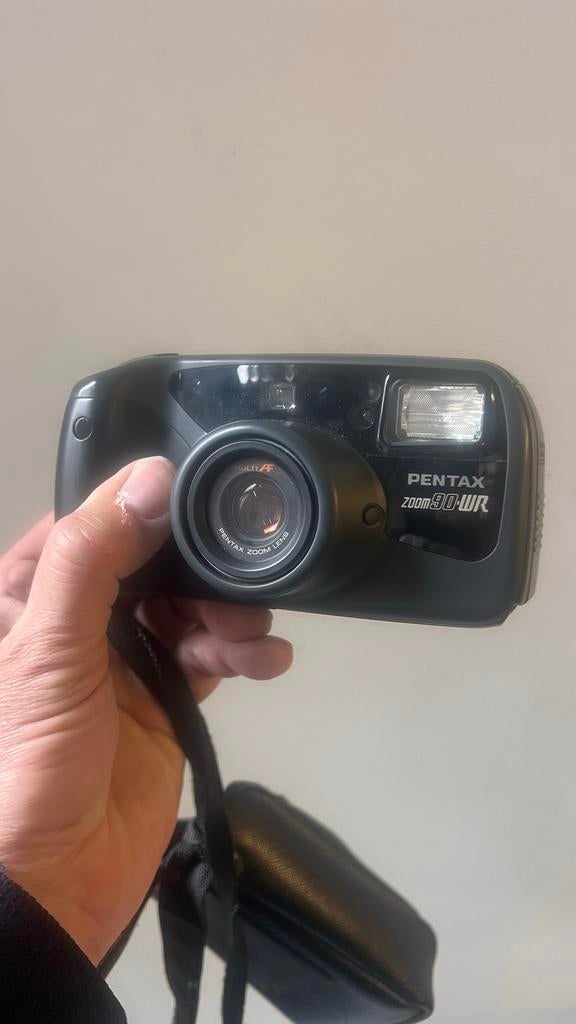 Pentax Zoom 90-WR Compact Camera - Vintage Analoog, Audio, Tv en Foto, Fotocamera's Analoog, Ophalen, Gebruikt, Compact, Pentax