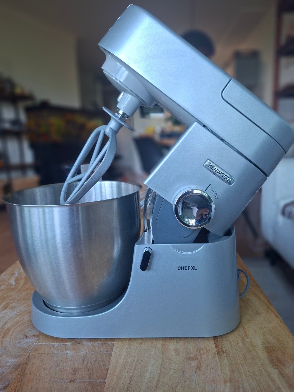 Kenwood Chef XL KVL40 6,2 ltr keukenmachine met accessoires, Witgoed en Apparatuur, Keukenmixers, Gebruikt, 4 liter of meer, 3 snelheden of meer