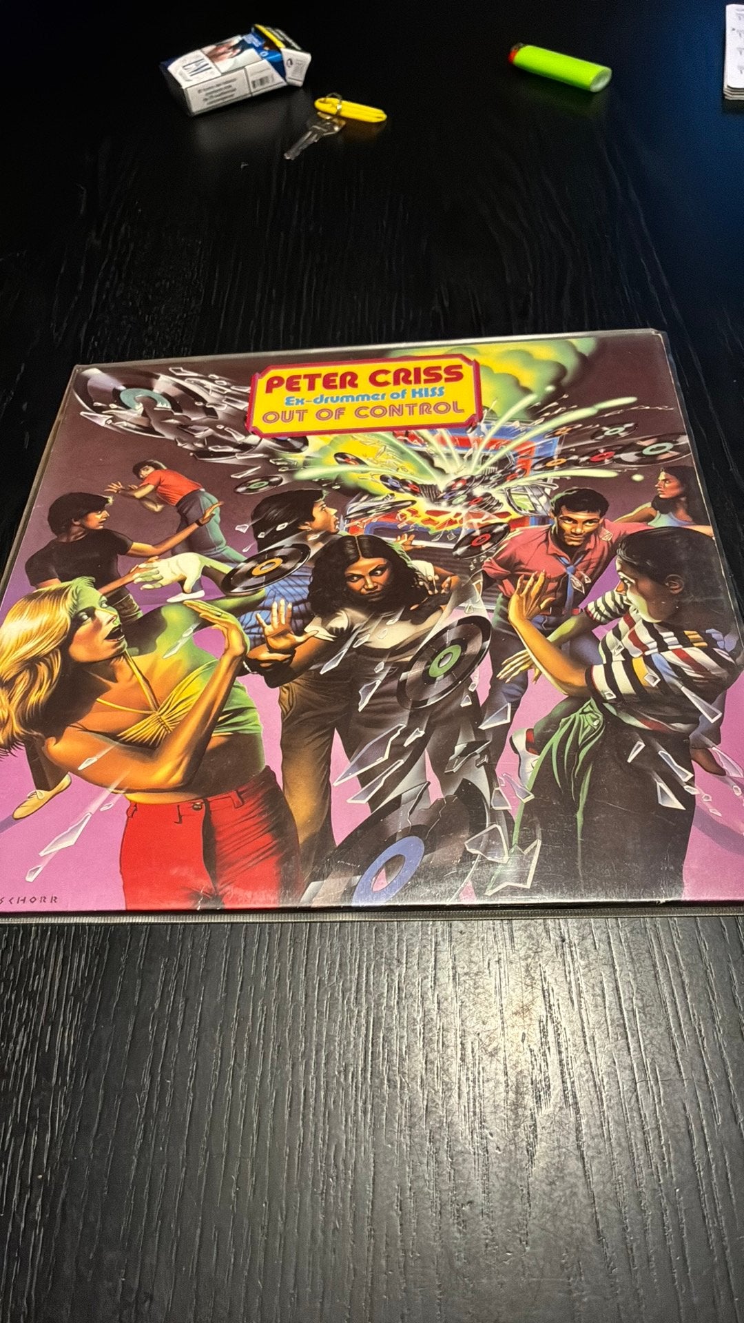 Lp Peter Criss - Out of Control .( Kiss), LP, Hard Rock, Originele persing, Ophalen of Verzenden