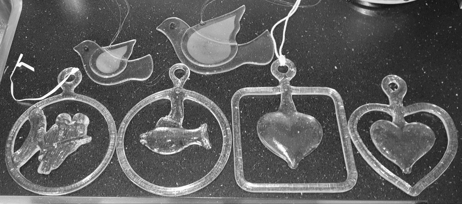 Kosta boda raamhangers suncatchers vintage, Ophalen
