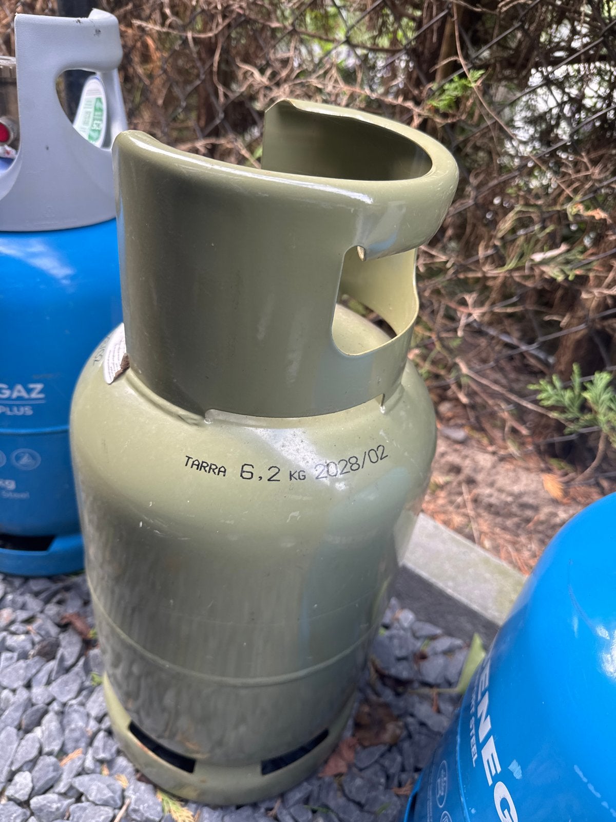 Lege gasfles Tarra 6.2 KG (2028/02), Ophalen, Gebruikt