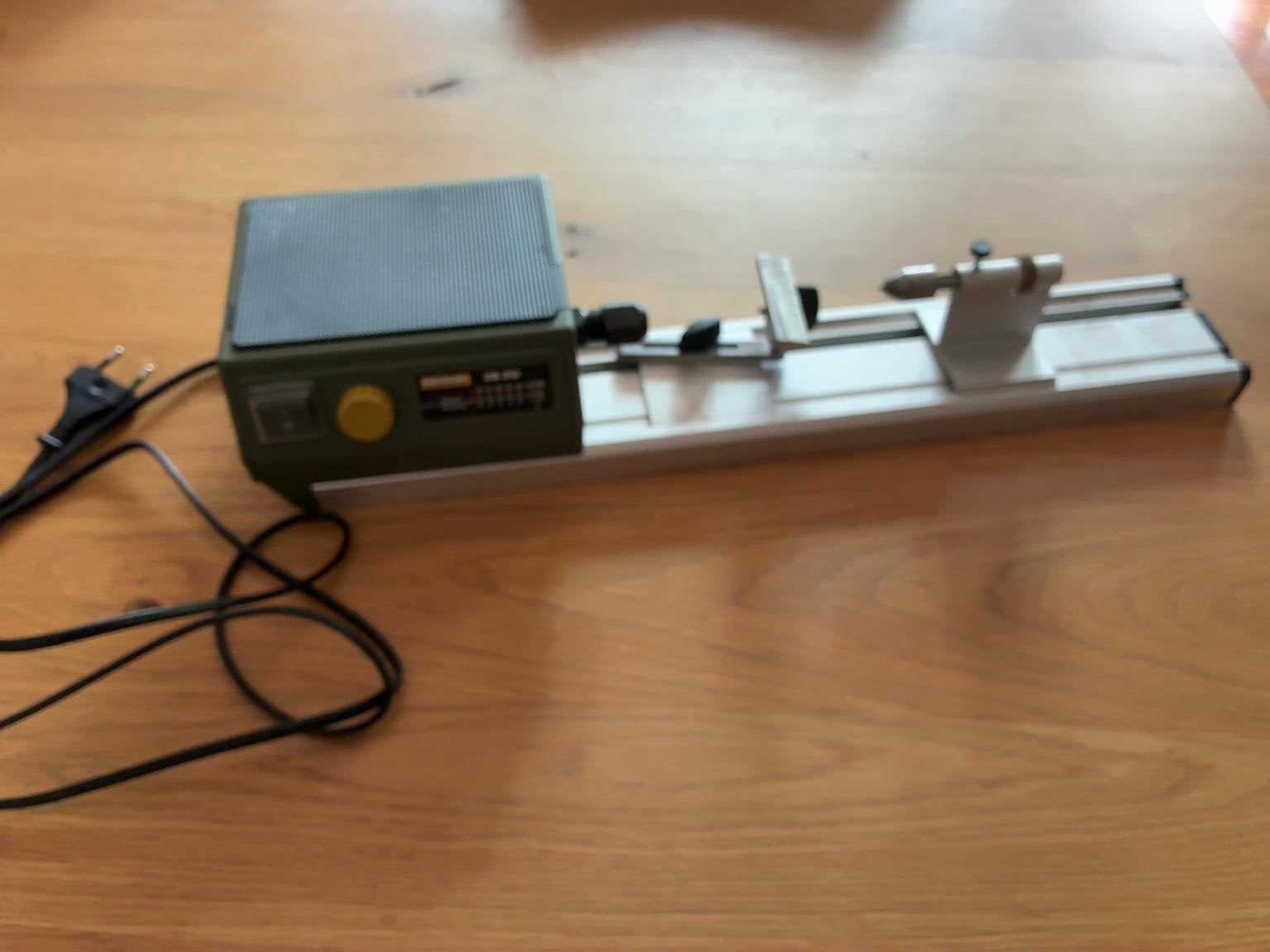 Proxxon DB 250 houtdraaibank complete set, Doe-het-zelf en Verbouw, Draaibanken, Ophalen of Verzenden, Houtdraaibank, Minder dan 500 mm