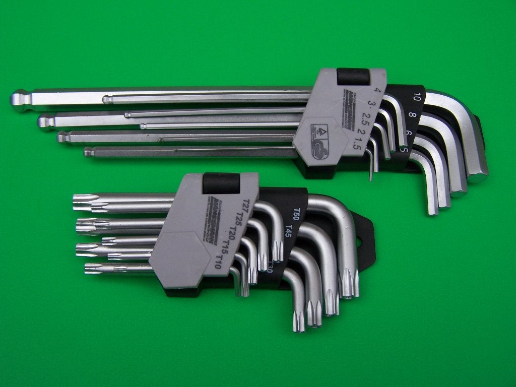 Inbus en torx set 18 delig Mannesmann 18170, Ophalen of Verzenden