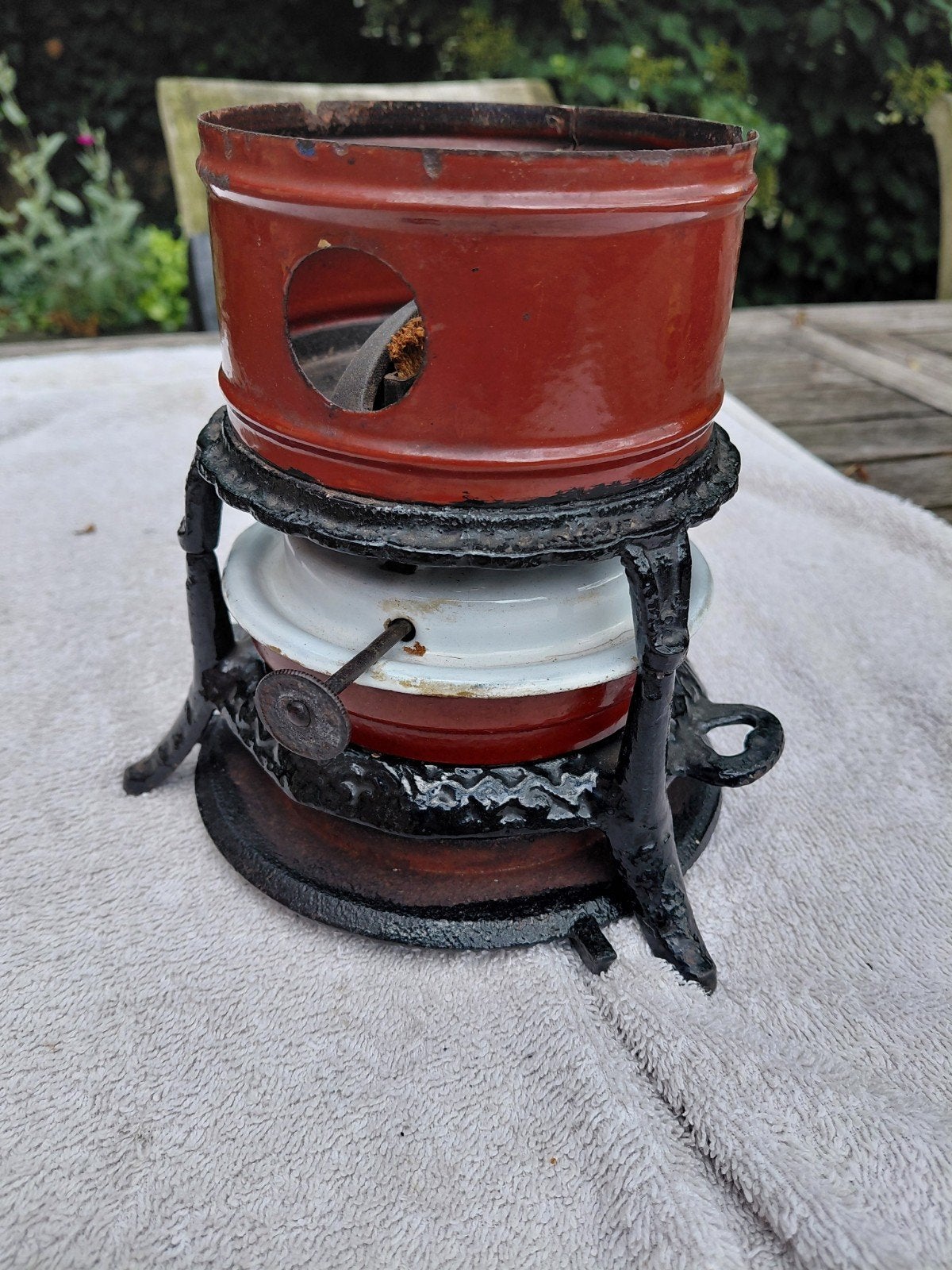 Incompleet petroleumstel, Ophalen of Verzenden