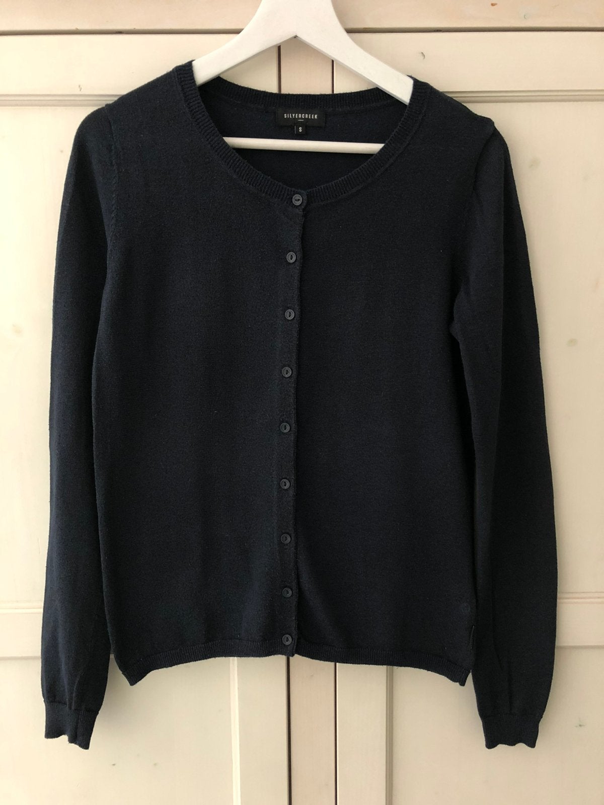 Donker blauw dames vest Silvercreek maat S, Kleding | Dames, Ophalen of Verzenden, Gedragen, Maat 36 (S), Blauw