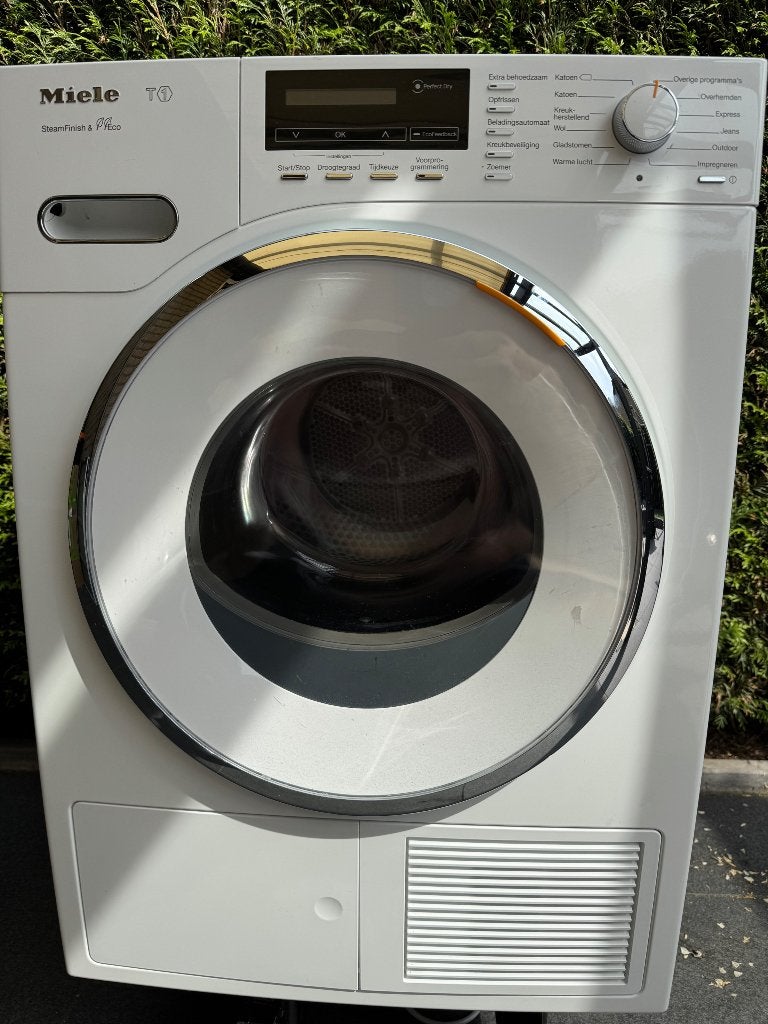 Miele warmte pomp droger TMG640  compleet gereinigd, Ophalen, 6 tot 8 kg, Overige typen, Zo goed als nieuw