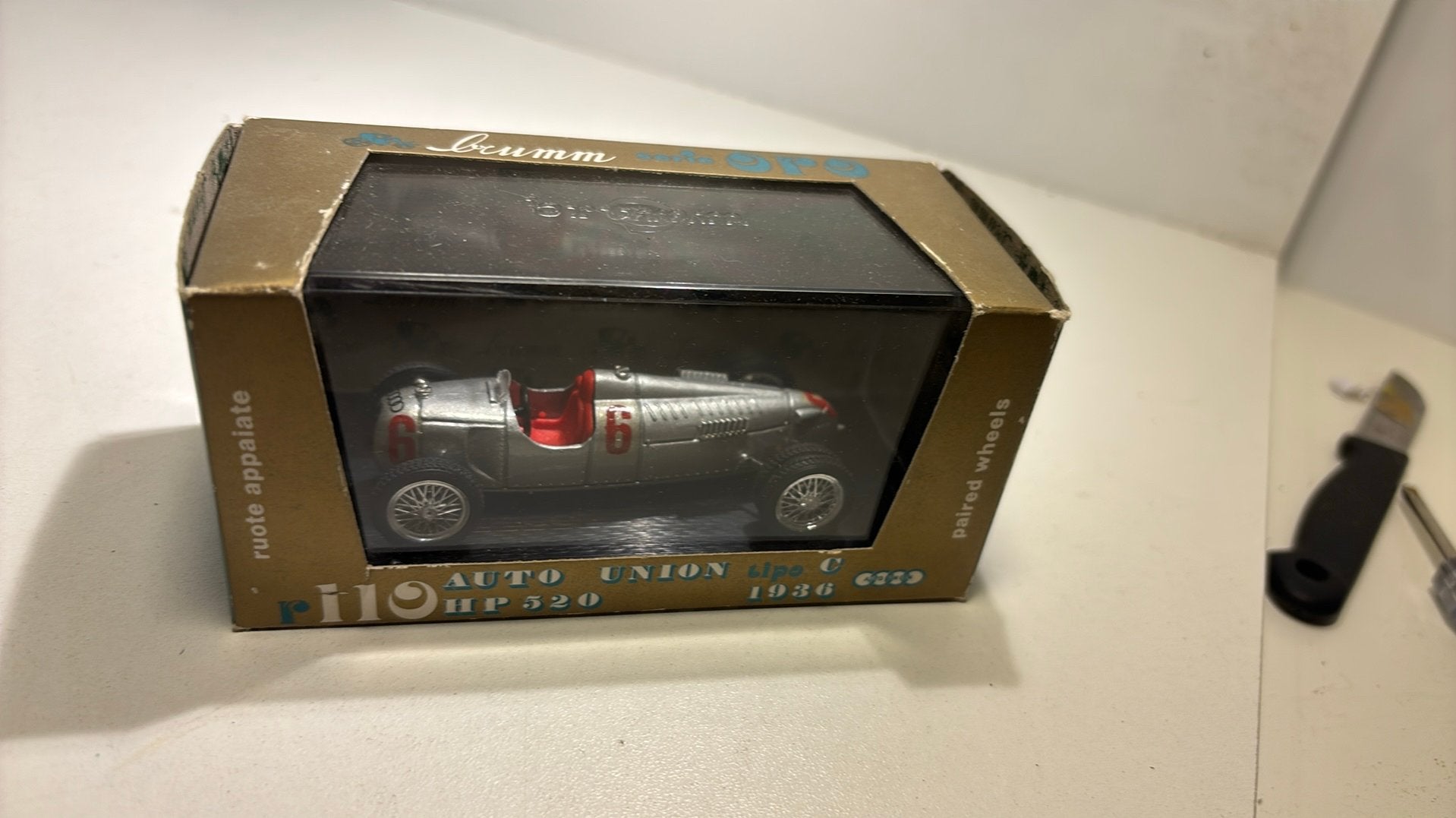 Auto union type c brumm 1.43, Overige merken, Auto, Ophalen of Verzenden, A