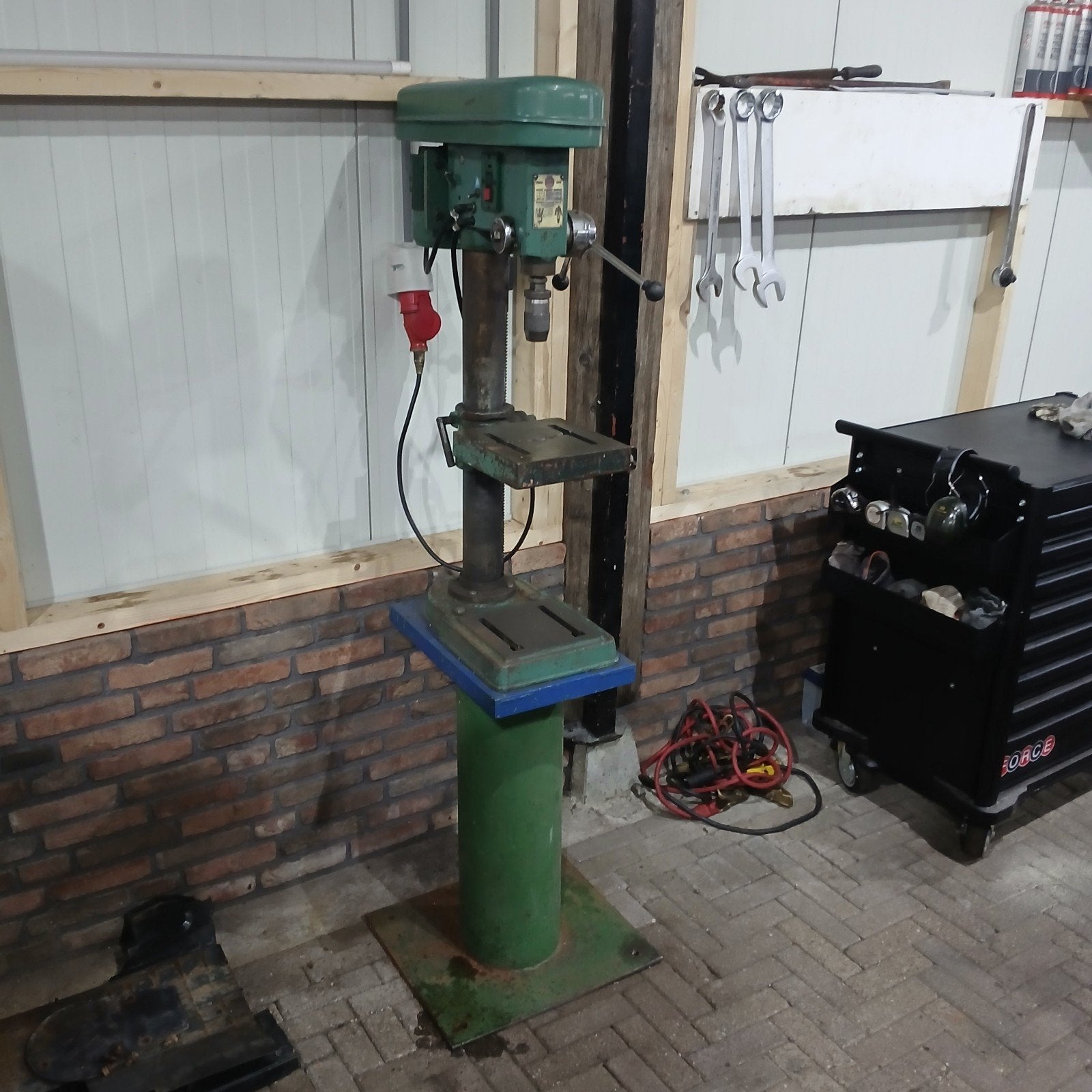 Kolomboormachine TNW 380v, Doe-het-zelf en Verbouw, Gereedschap | Boormachines, Ophalen of Verzenden, Gebruikt, 600 watt of meer