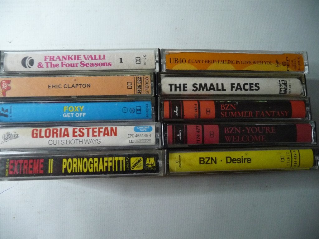 O; Cassettebandjes Originele opnamen. BZN Foxy UB40 Extreme, Cd's en Dvd's, Cassettebandjes, Gebruikt, 2 t/m 25 bandjes, Ophalen of Verzenden