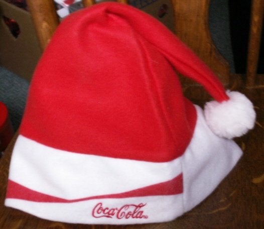 Coca Cola kerstmuts Coca-Cola muts, Ophalen of Verzenden, Zo goed als nieuw, Gebruiksvoorwerp