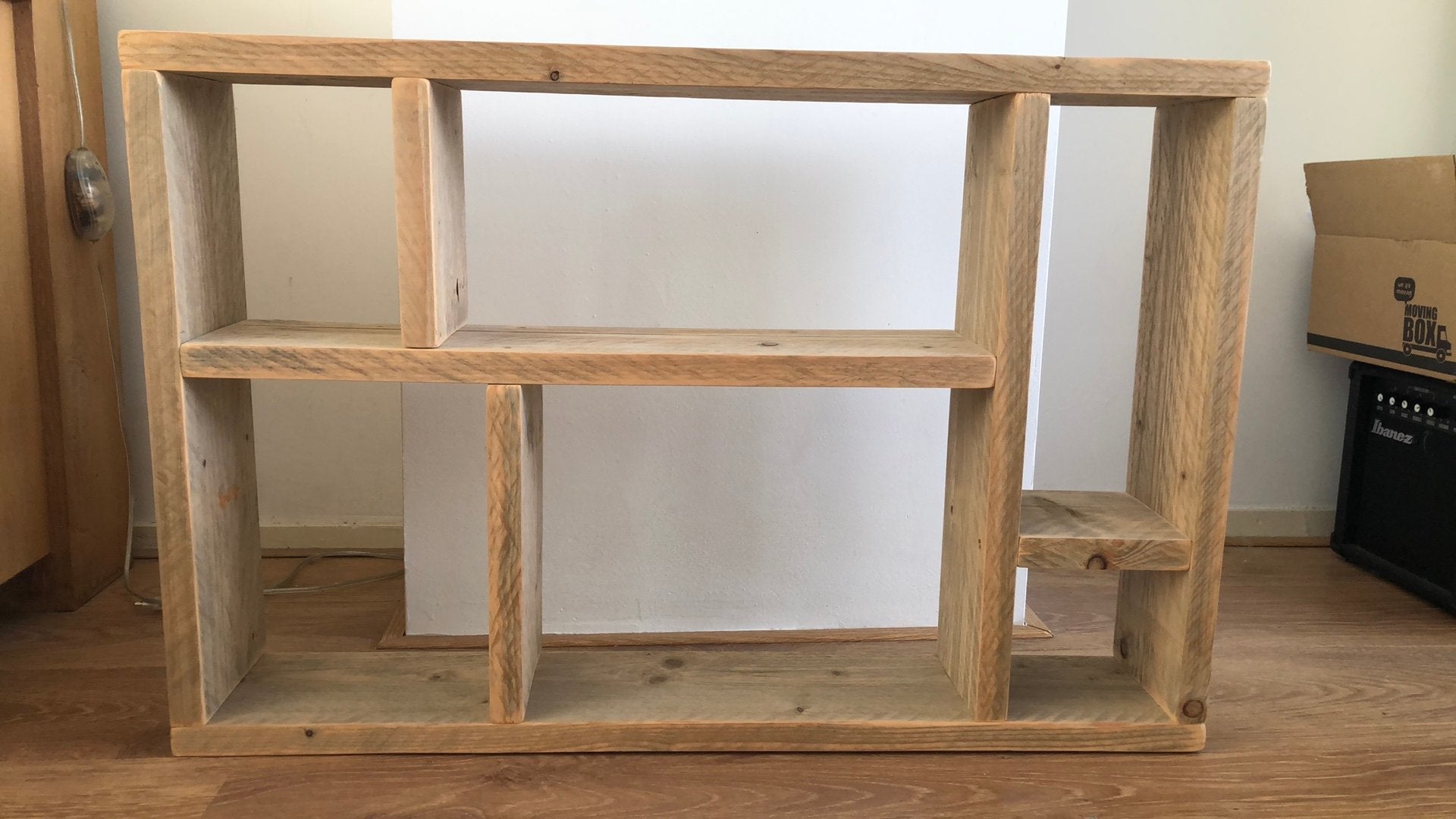 Steigerhouten wandmeubel, Ophalen, Zo goed als nieuw