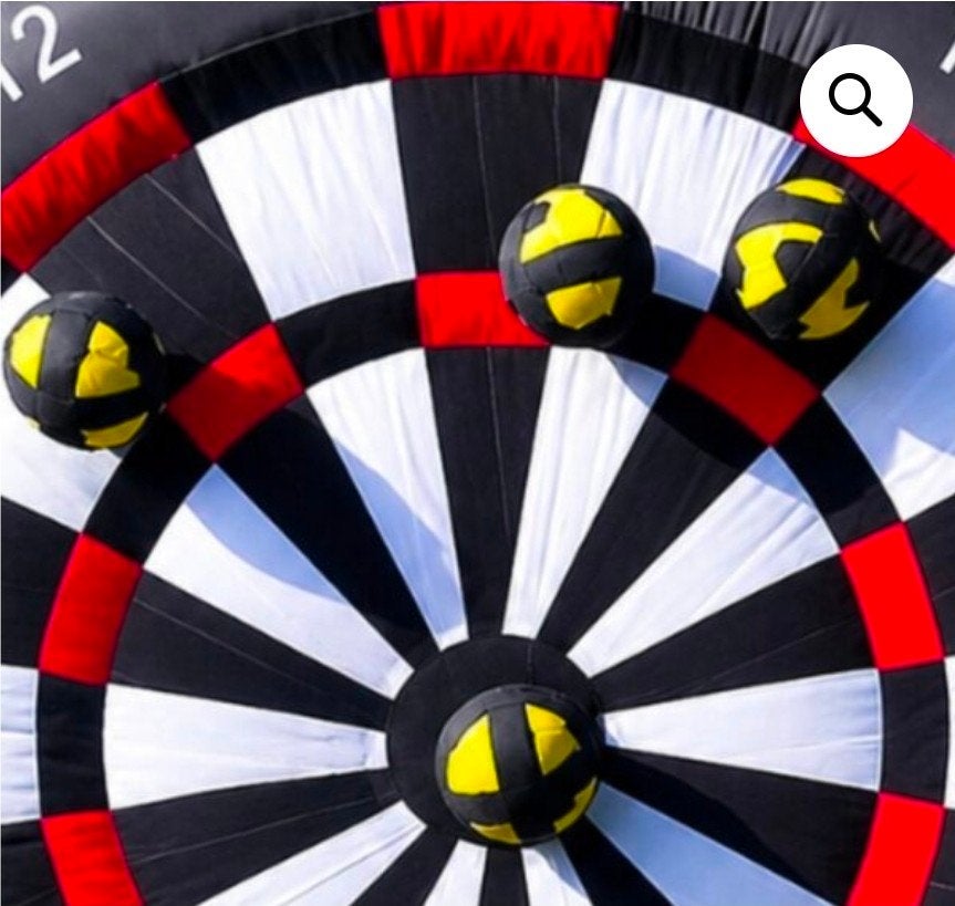voetbaldarten spel opblaasbaar, Ophalen of Verzenden