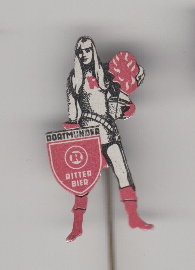 Dortmunder Ritter Bier Logo speldje, Gebruikt, Niet vindbaar, Niet vindbaar, Speldje of Pin