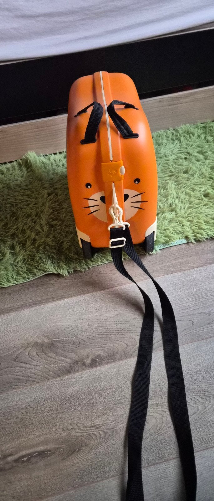 Samsonite kinderkoffer Tijger - Oranje, 40 tot 60 cm, Gebruikt, 20 tot 30 cm, Oranje
