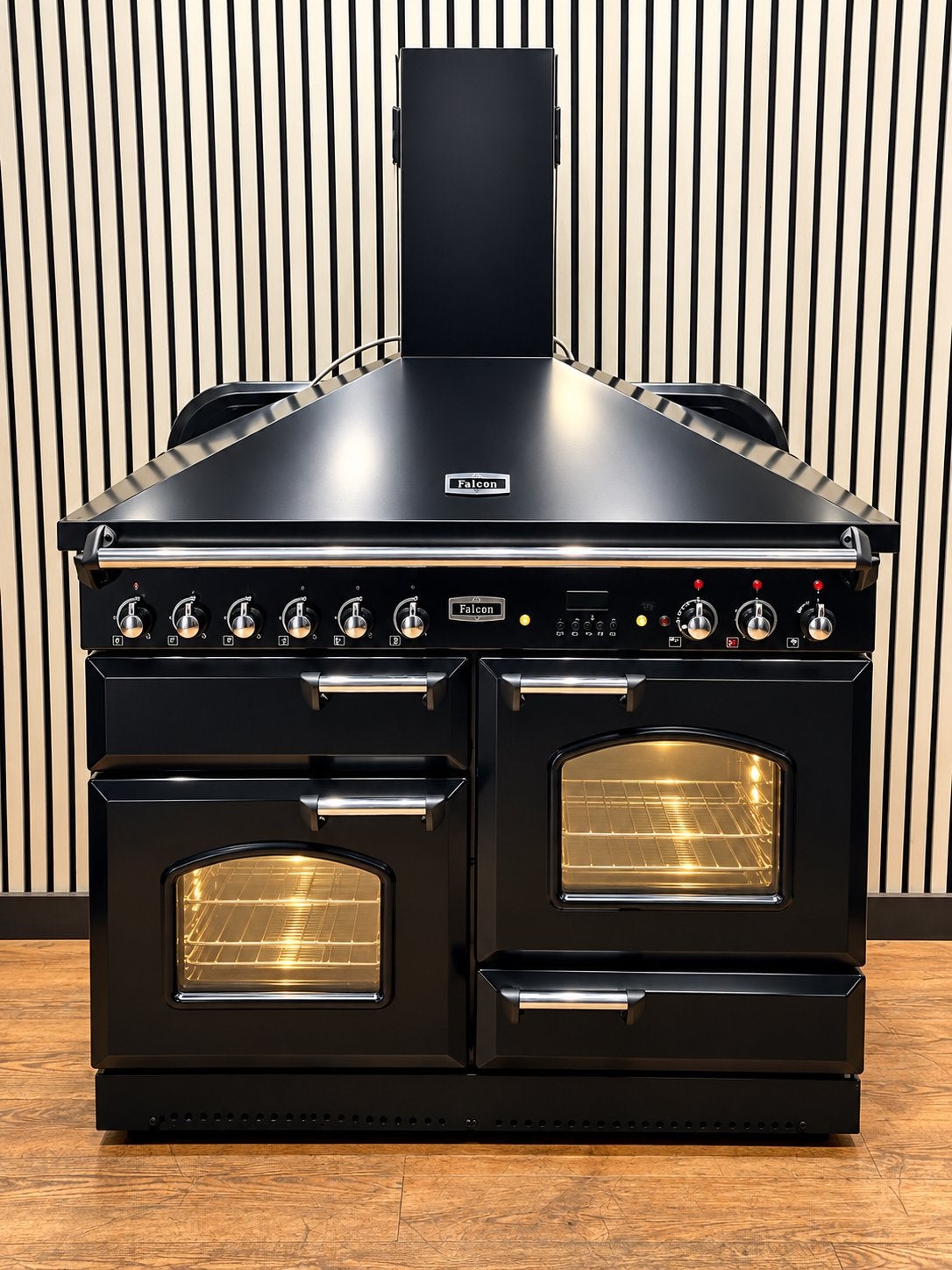Luxe Falcon Classic Fornuis 110 cm Incl. Afzuigkap 110 cm, Witgoed en Apparatuur, Grill, Fornello Esperta, Ophalen of Verzenden