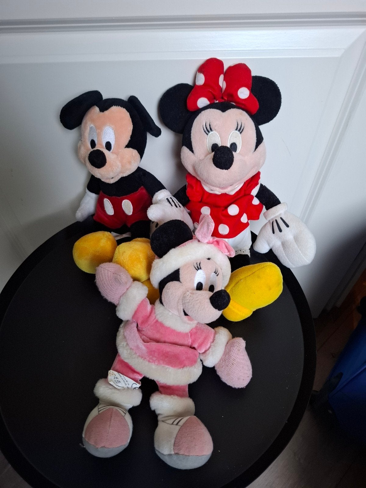 Mickey en Minnie Mouse knuffels - 3 stuks, Disney, Overige typen, Ophalen of Verzenden, Middelgroot (20 tot 80 cm)