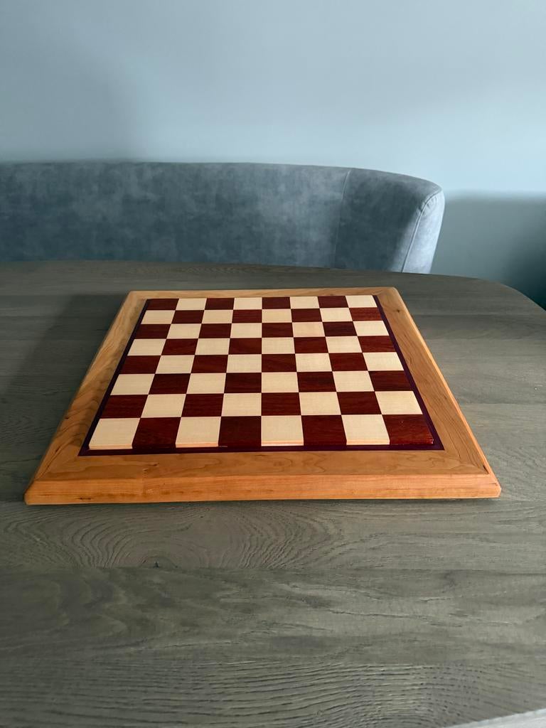 Handgemaakt schaakbord, Ophalen of Verzenden, Nieuw, Schaken