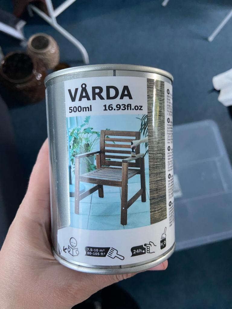 Beits Ikea Varda, 500 ml ongeopend, Verzenden, Nieuw, Wit, Beits