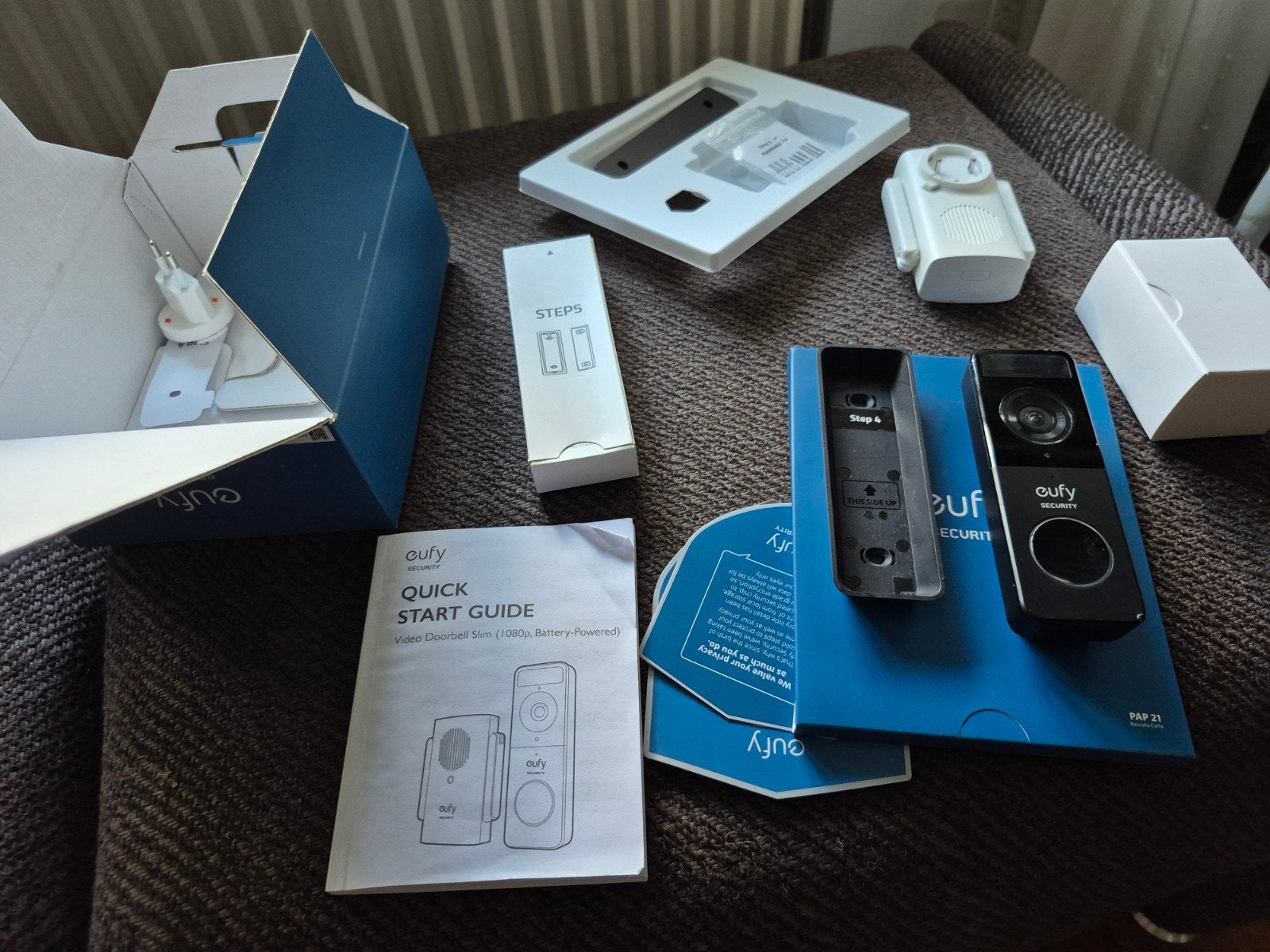 Eufy Security Video Deurbel 1080p - Kleine beschadigingen, Ophalen, Gebruikt, Detector, Sensor of Melder