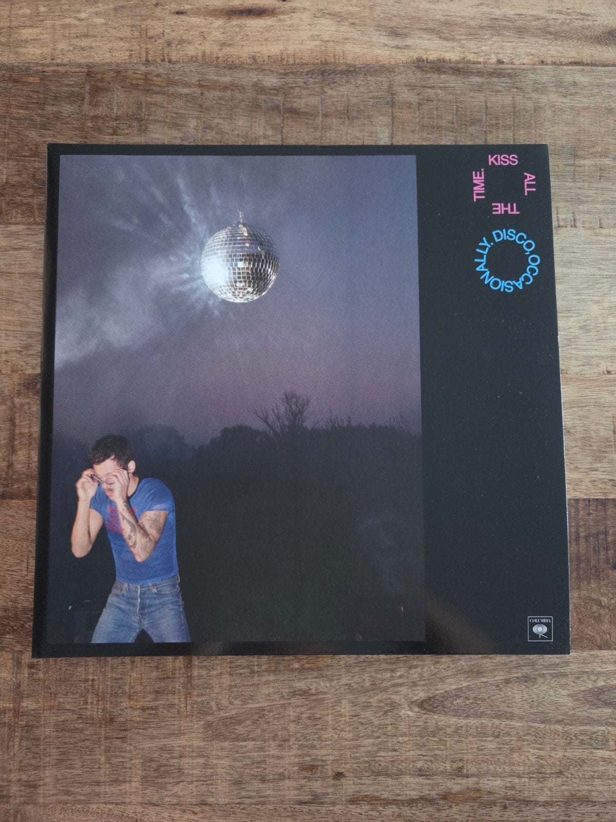 lp Harry Styles kiss all the time (blue vinyl), Cd's en Dvd's, Ophalen of Verzenden, Zo goed als nieuw, 12 inch