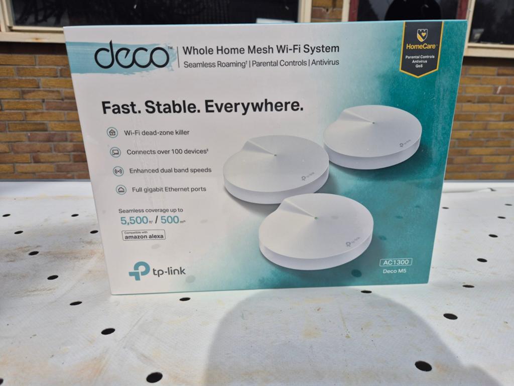 TP-Link Deco M5(3-pack), Computers en Software, WiFi-versterkers, Ophalen, TP-Link