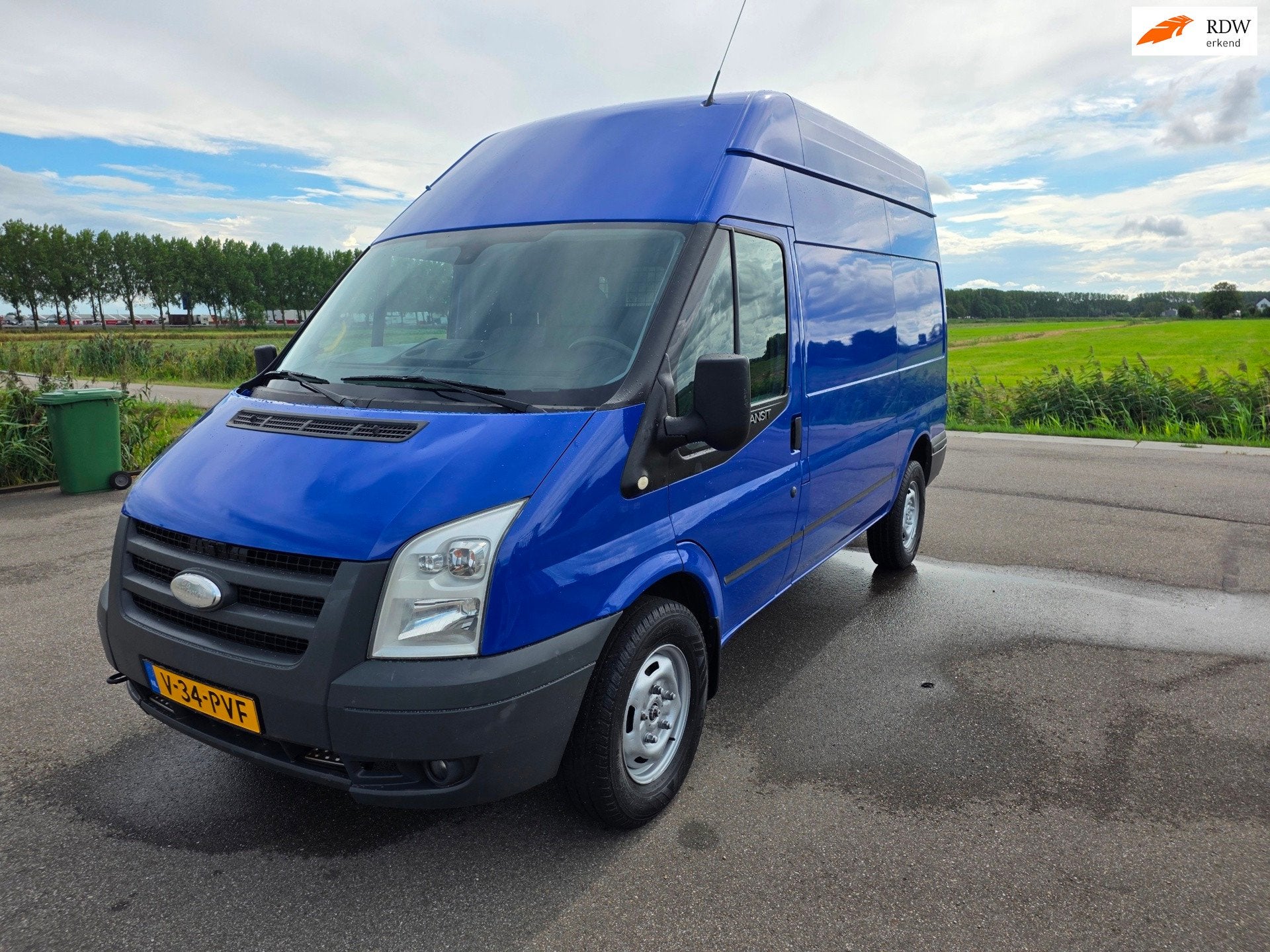 Ford Transit 350M 2.3-16V SHD, Auto's, Bestelauto's, Elektrische ramen, Achterwielaandrijving, Gebruikt, Blauw
