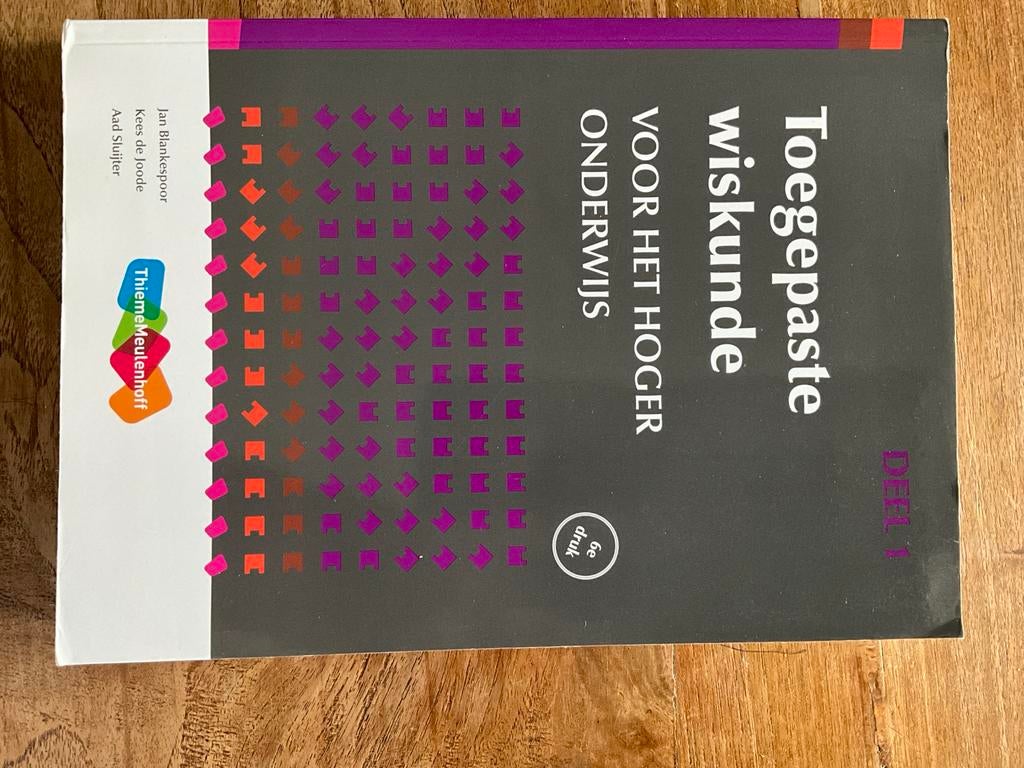 Toegepaste Wiskunde voor het Hoger Onderwijs Deel 1 - NIEUW!, Boeken, Studieboeken en Cursussen, Ophalen of Verzenden, Beta, Zo goed als nieuw