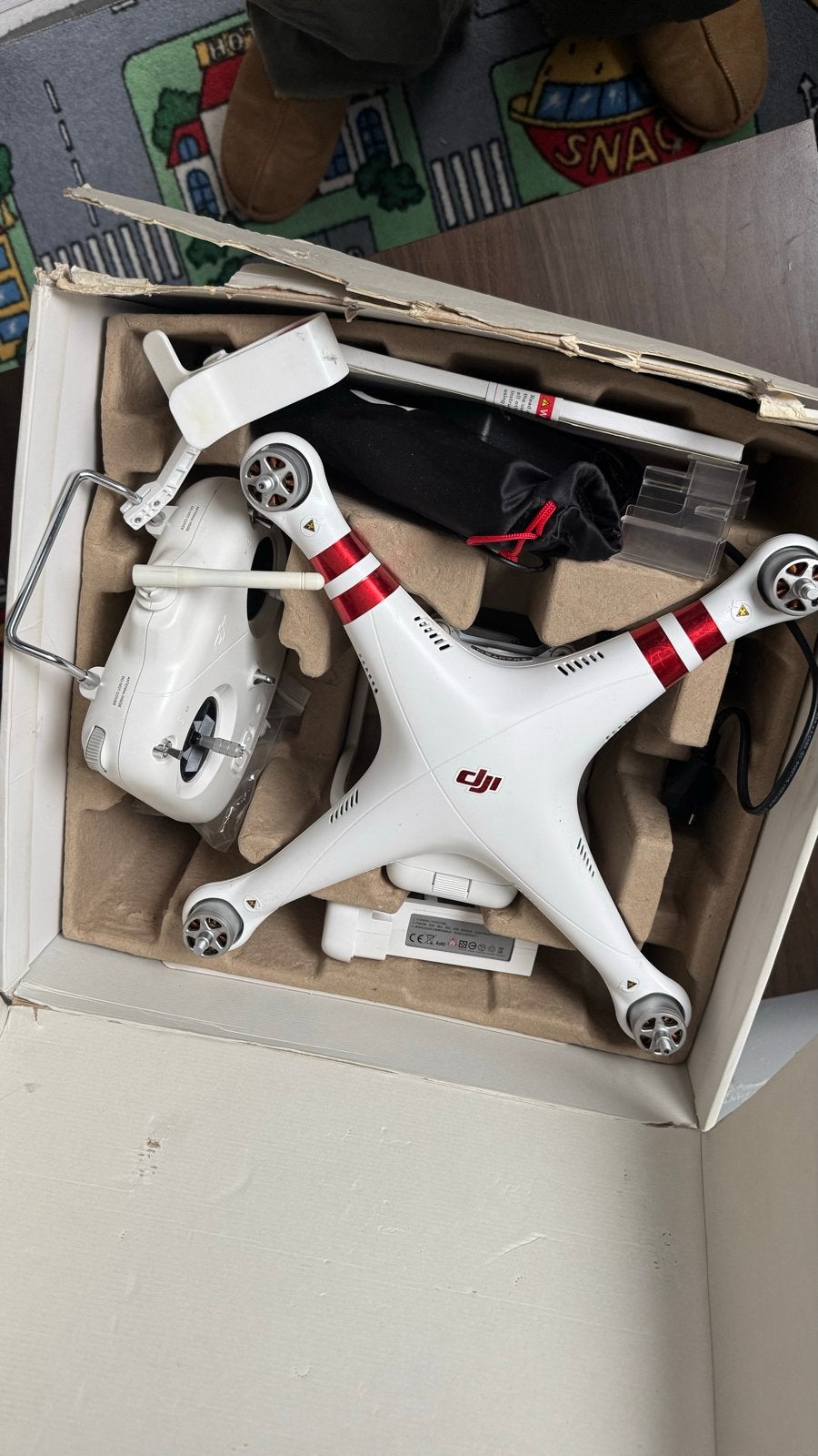 DJI Phantom 3 Standard Drone, Ophalen, Gebruikt, Cameradrone, 15 tot 30 minuten