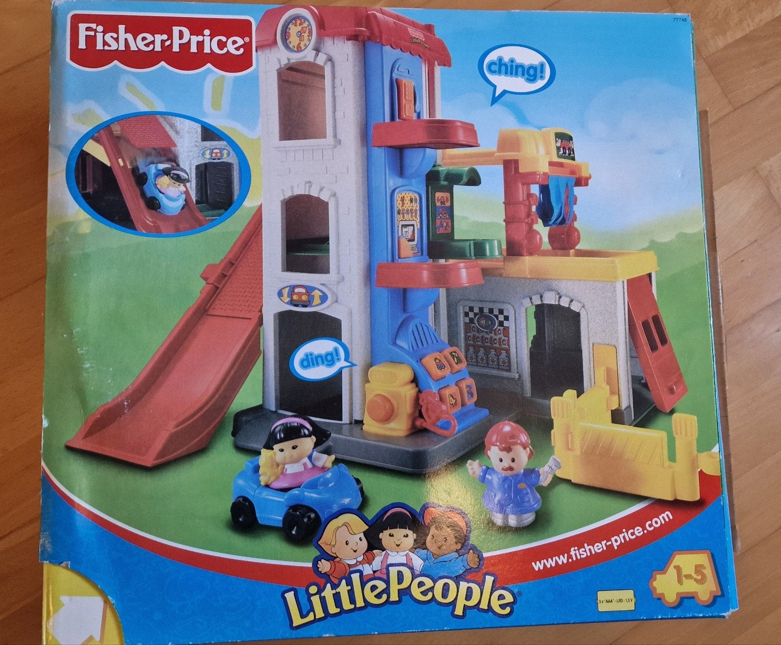 Fisher-Price Little People Fun Sounds Garage 77748, Kinderen en Baby's, Ophalen, Gebruikt, Speelset, Met geluid