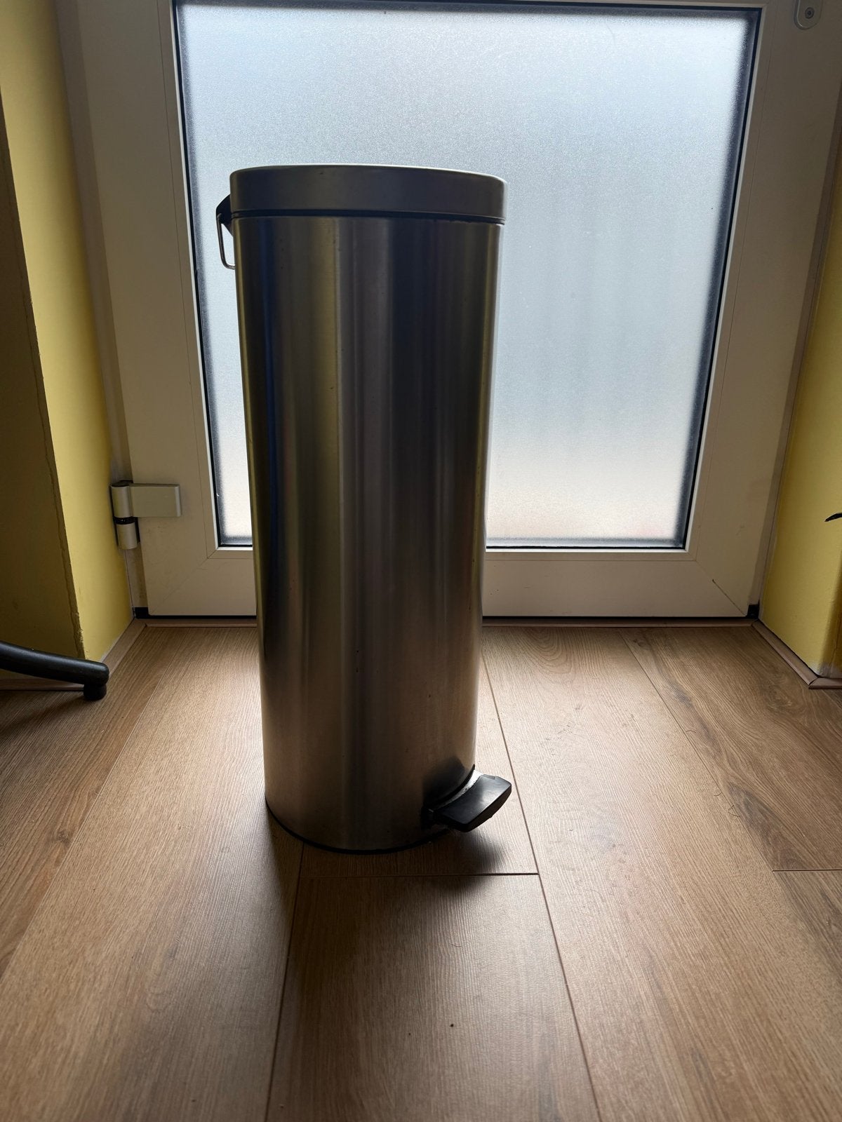 Brabantia prullenbak 20L - RVS met pedaal, Ophalen, Gebruikt, Met pedaal, 20 tot 30 liter
