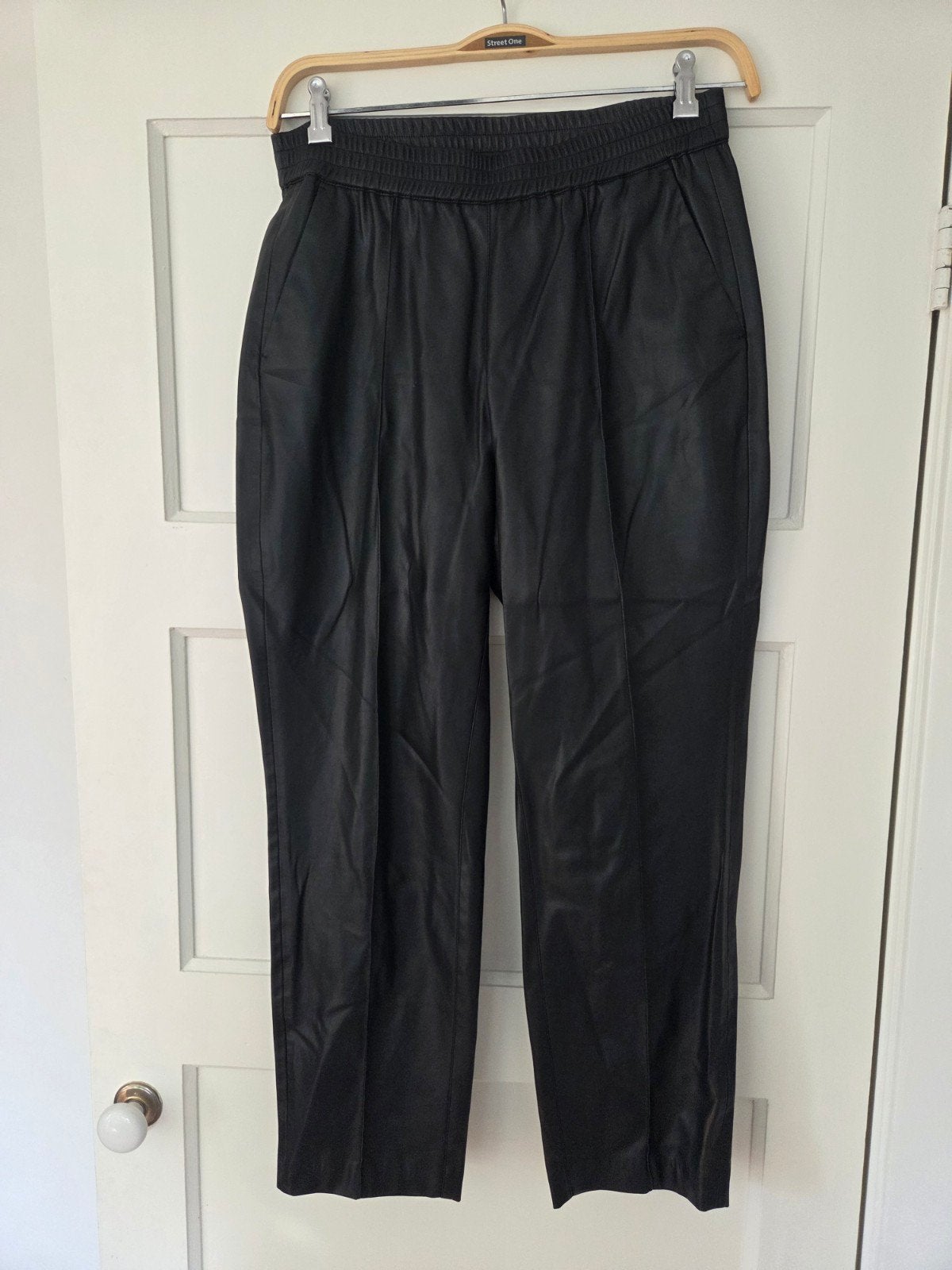 Someday zwarte leren broek - Maat 38/40 (M), Maat 38/40 (M), Someday, Zwart, Ophalen of Verzenden