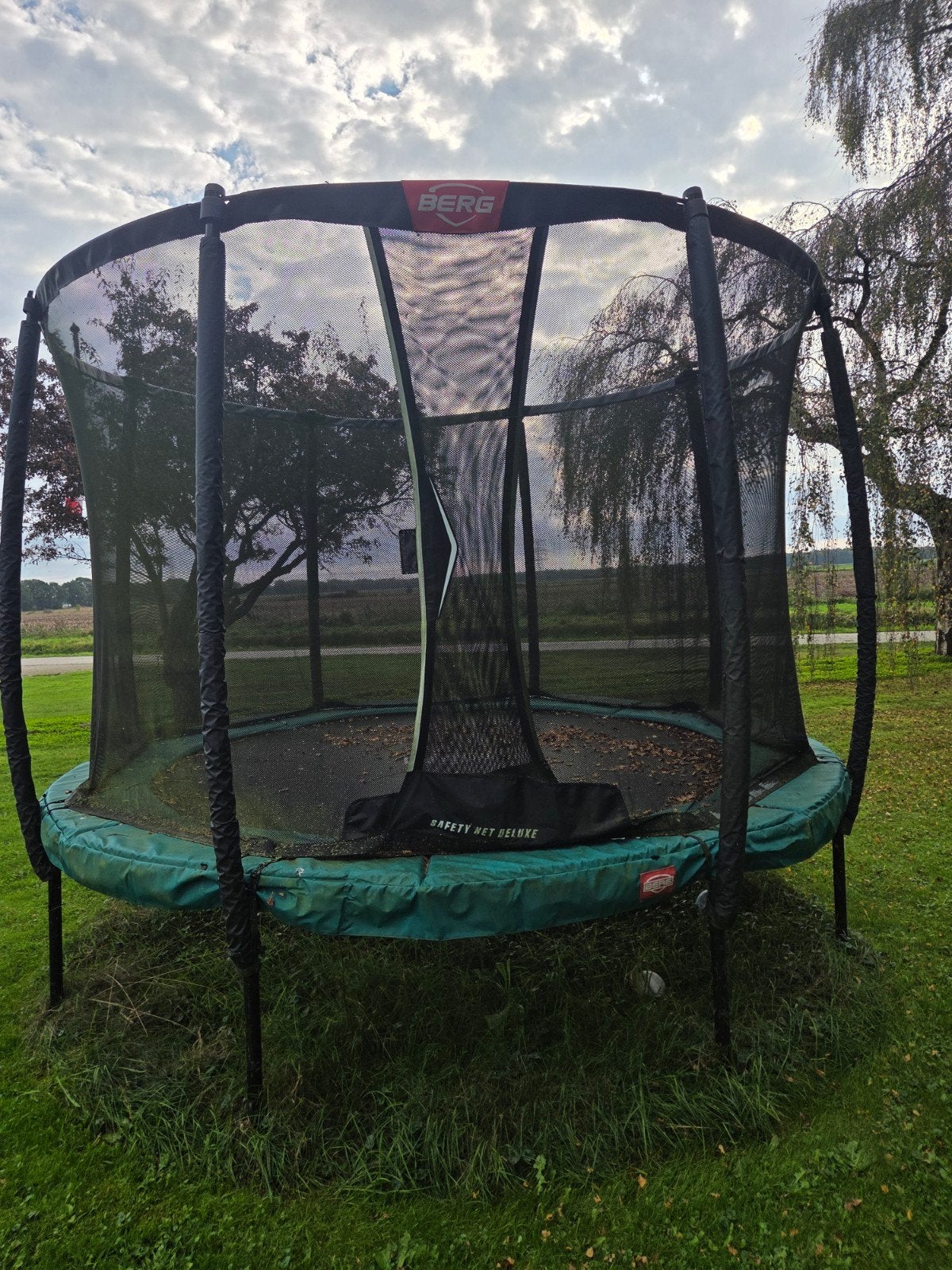 BERG Trampoline 3 meter met luxe veiligheidsnet, Ophalen, Gebruikt