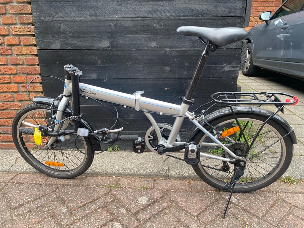 vouwfiets- Ideaal voor campers, 20 inch of meer, Velgrem, Versnellingen, Zo goed als nieuw