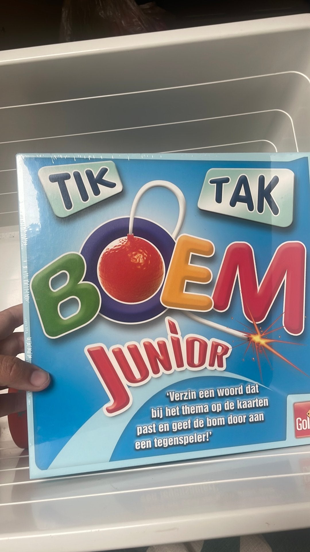 Tik Tak Boem Junior - Spannend Gezelschapsspel, Drie of vier spelers, Ophalen of Verzenden, Nieuw