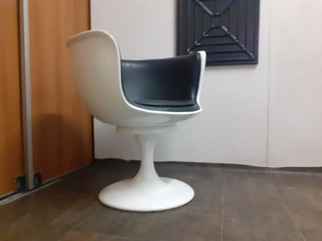 space age design draaistoel kuipstoel wit retro jaren 70, Ophalen, Gebruikt, Wit, ?