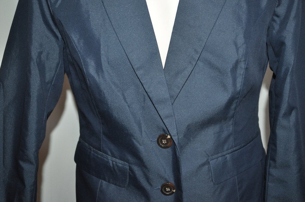 SN18 Ichi Blauw Jasje maat L valt XS, Ophalen of Verzenden, Zo goed als nieuw, Maat 34 (XS) of kleiner, Blauw