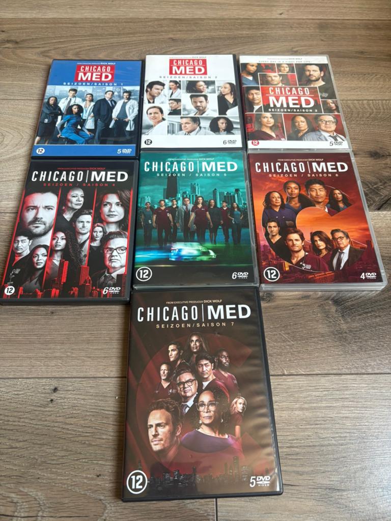 Chicago Med seizoen 1,2,3,4,5,6 en 7 nederlandse uitgaven, Vanaf 12 jaar, Ophalen of Verzenden, Zo goed als nieuw, Actie en Avontuur