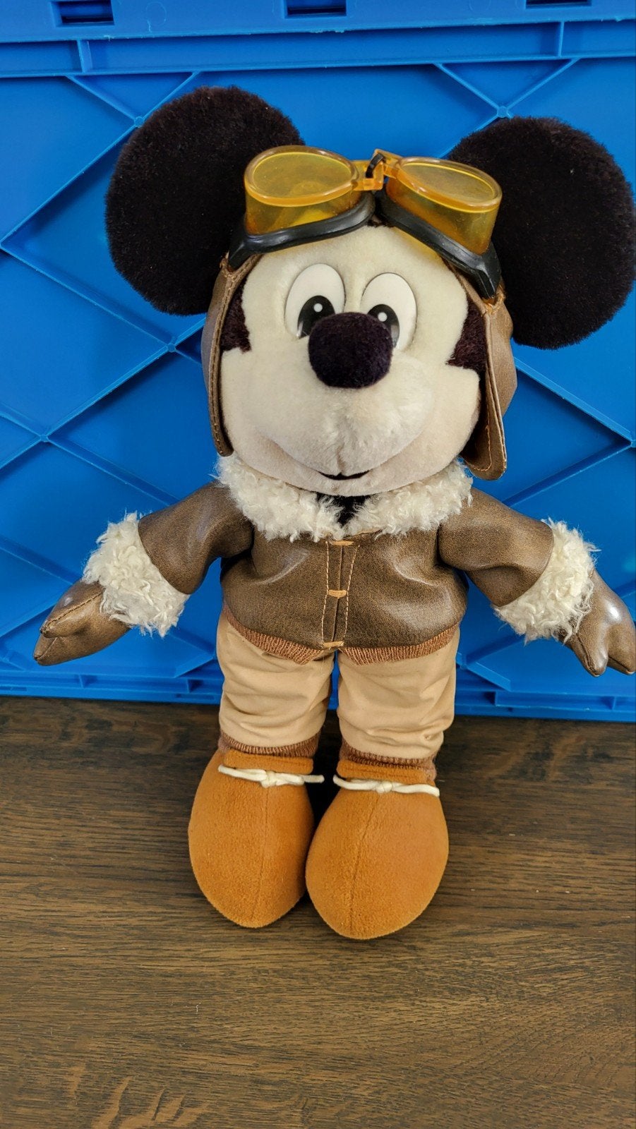 Mickey Mouse Piloot Knuffel - Perfecte Staat, Ophalen of Verzenden, Zo goed als nieuw
