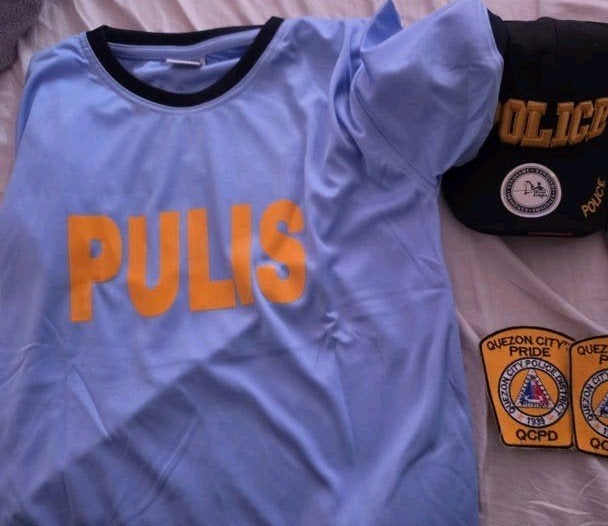 Filipijns PNP Atletisch Shirt - "PULIS" (Quezon City), Ophalen of Verzenden, Nieuw, Blauw, Fitness