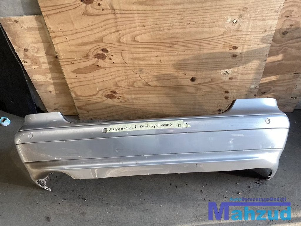 Mercedes CLK A208 CABRIO grijs K744 Achterbumper 1998-2002, Gebruikt, Mercedes-Benz AG, Mercedes-Benz, Ophalen of Verzenden