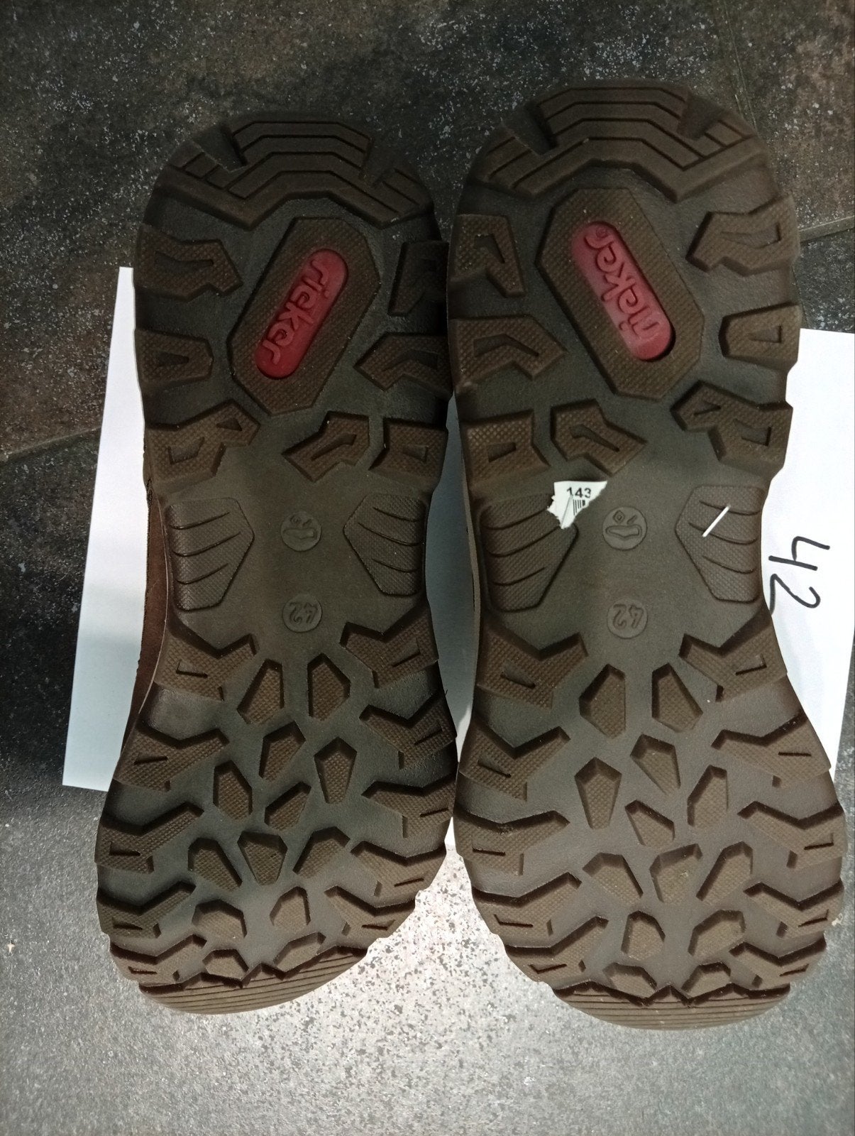 nieuwe Rieker heren schoenen maat 42, Ophalen of Verzenden, Nieuw, Bruin, Loafers