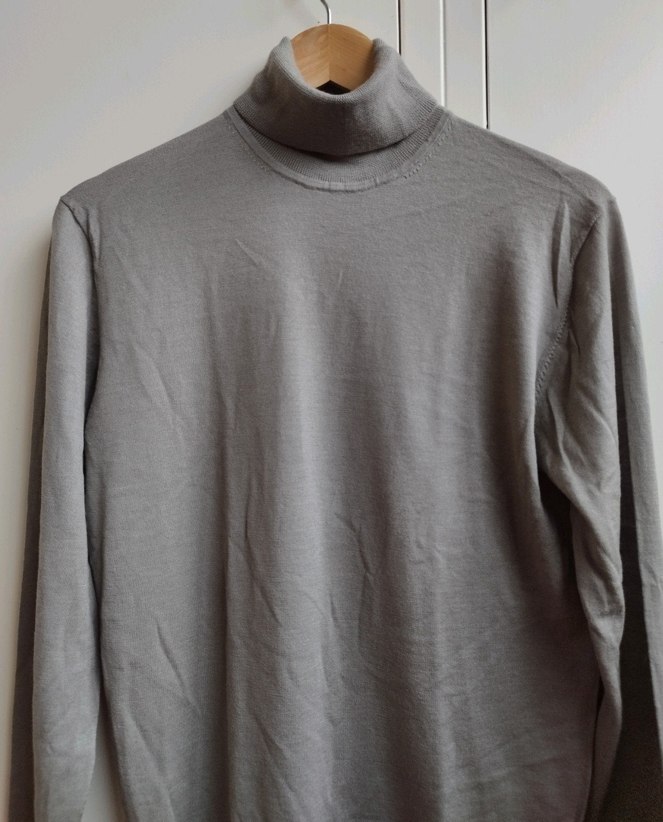 Gentiluomo Gold 100% Wol turtleneck kol trui M Beige, Kleding | Heren, Beige, Zo goed als nieuw, Gentiluomo, Verzenden