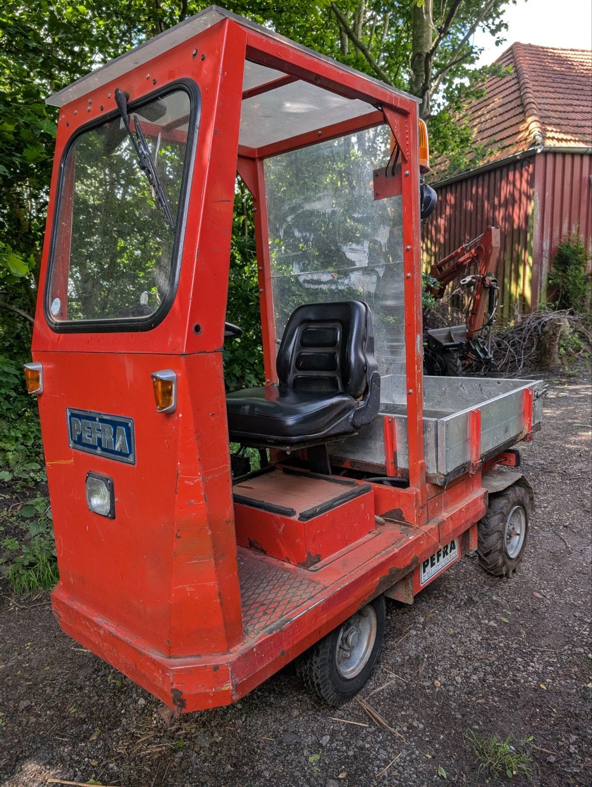 Handig electrisch transport karretje., Zakelijke goederen, Machines en Bouw | Heftrucks en Intern transport, Tot 1000 kg, Ophalen