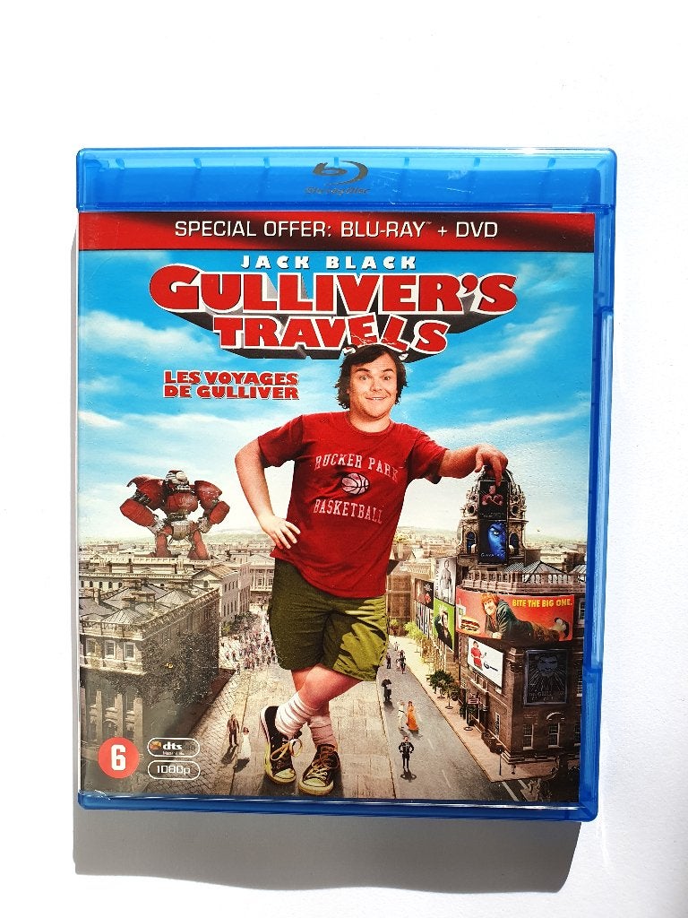 Gulliver's Travels (Blu-ray + DVD), Ophalen of Verzenden, Zo goed als nieuw, Avontuur