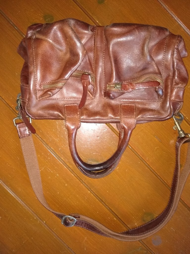 cowboy tas dames, Ophalen, Gebruikt, Bruin, Handtas