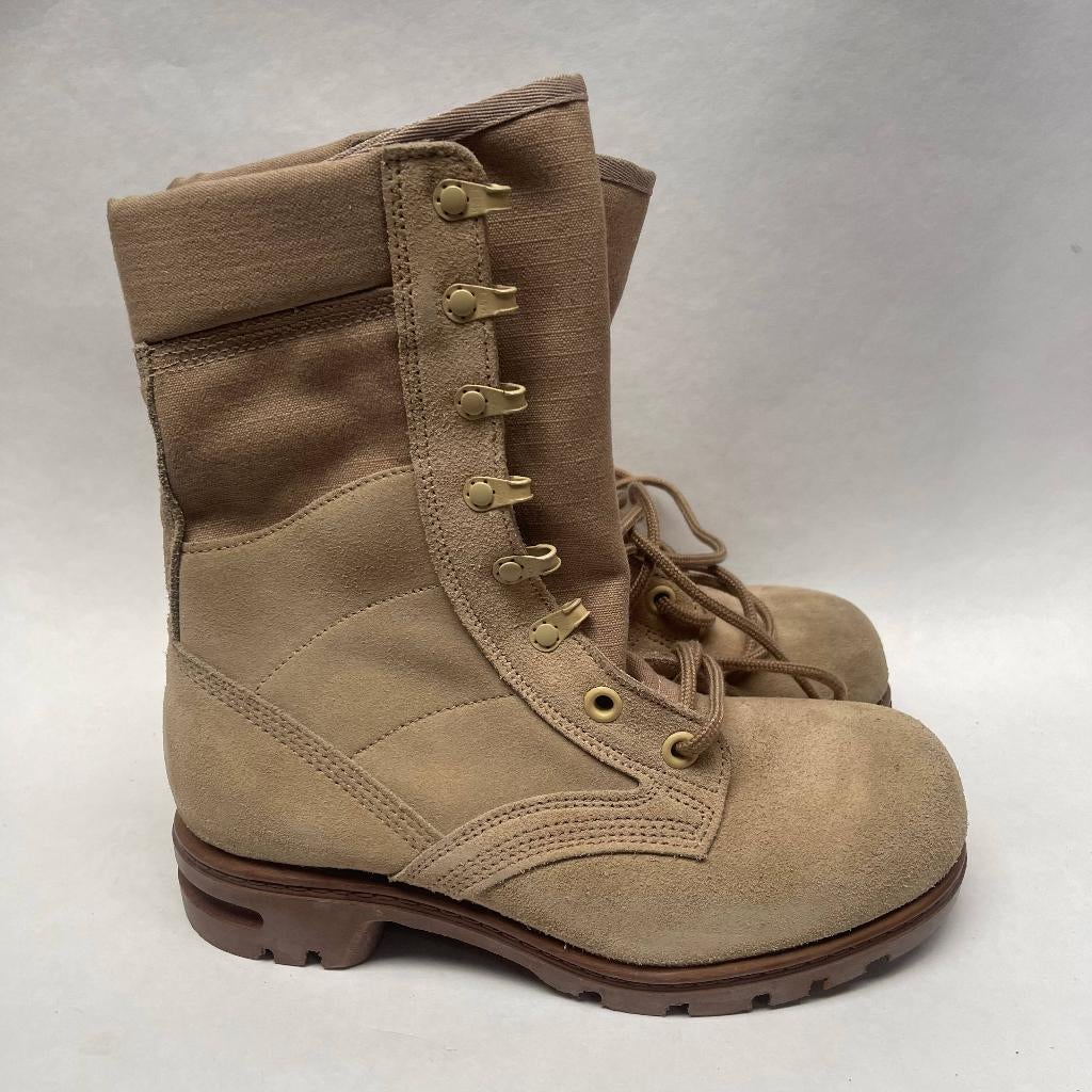 Gerba KL M92 Legerkisten Khaki Desert Suede Schoenen Maat 40