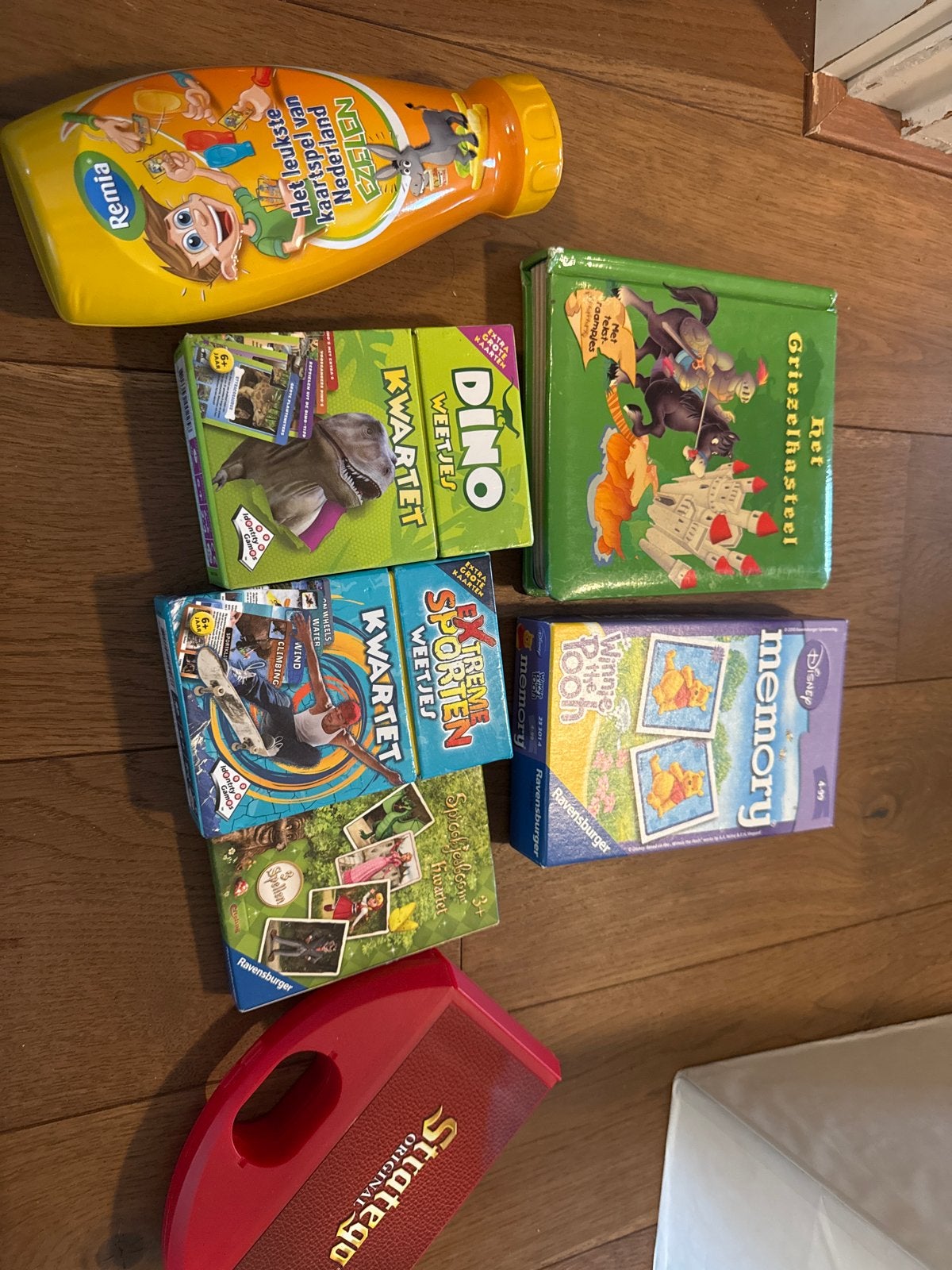 Diverse Spellen Bundel: Kwartet, Memory, Stratego, Een of twee spelers, Ophalen of Verzenden, Gebruikt