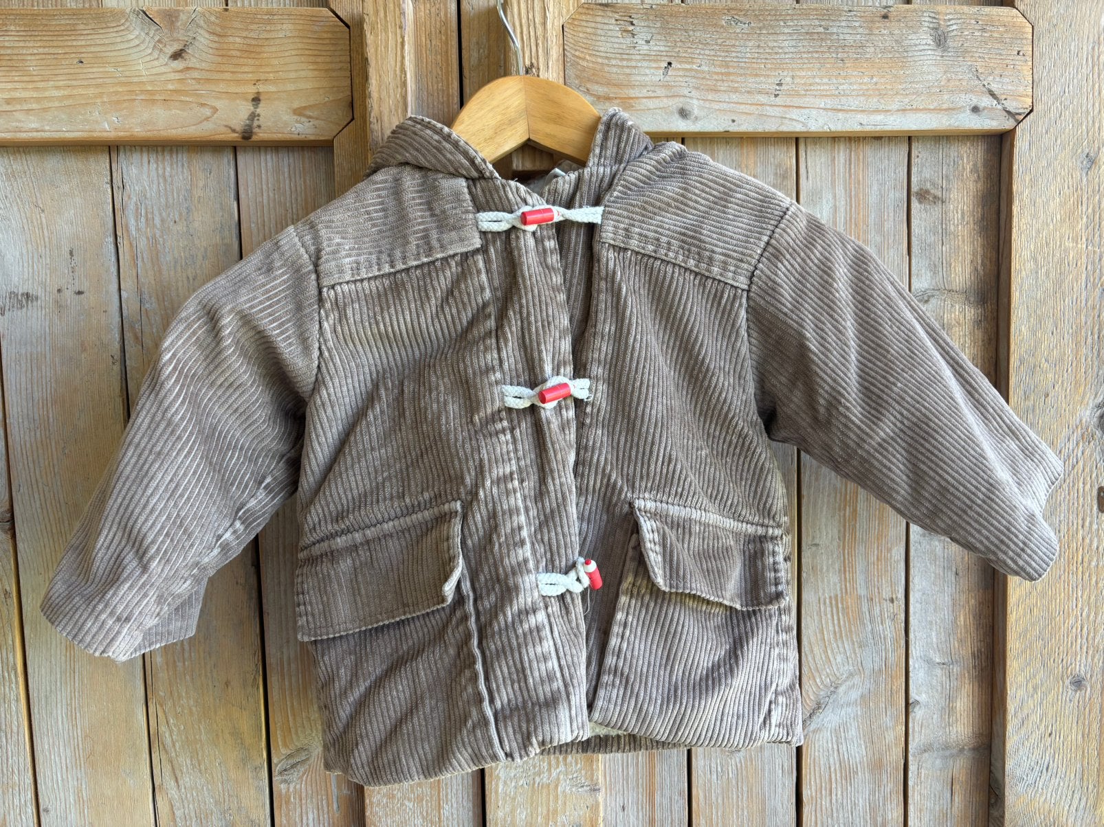 Corduroy tussenjas 12-18 maanden, Ophalen, Zo goed als nieuw, Jongen of Meisje, Jas